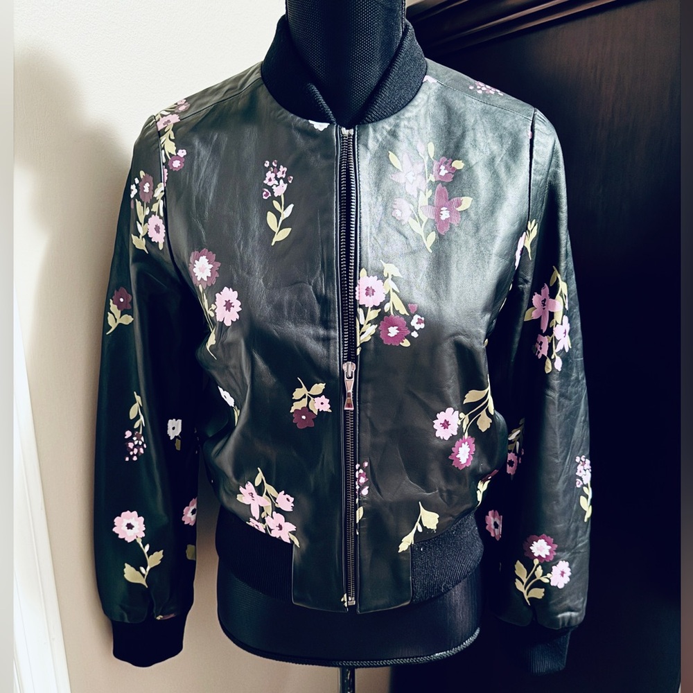 NWOT Kate Spade Leather Jacket - Picture 5 of 15